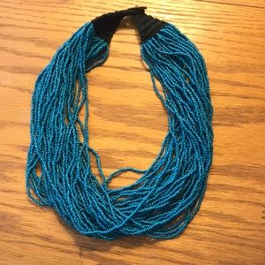 Mata Traders fair trade blue beaded necklace